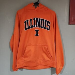 Colosseum Illinois University Orange Hoodie Size M